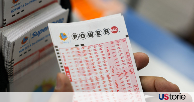 Powerball ticket and jackpot sign showing $930 million