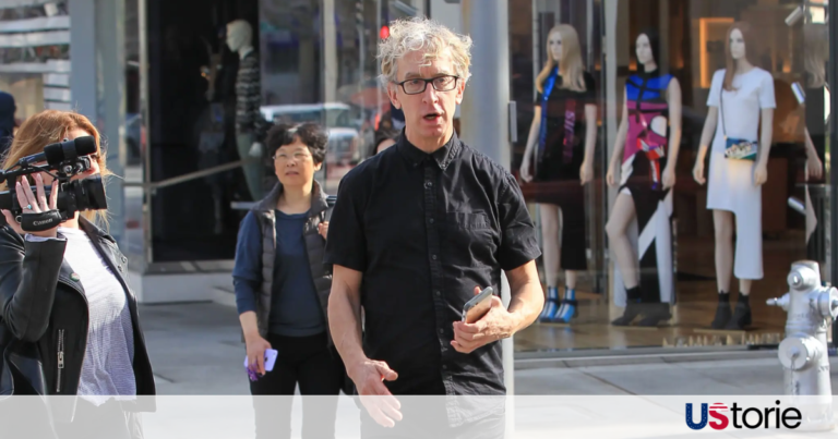Andy Dick being assisted by emergency responders in Hollywood