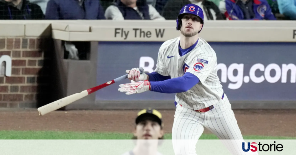 Kyle Tucker wearing MLB uniform after agreeing to $240 million Dodgers contract