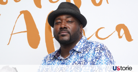Quinton Aaron attending a public event prior to hospitalization