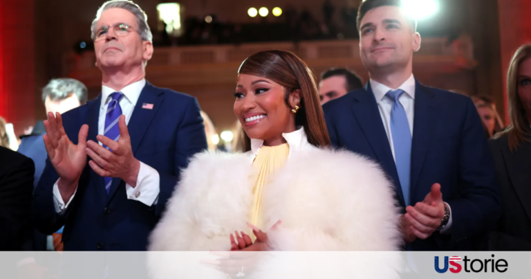 Nicki Minaj during a public appearance amid reaction to Trump comment