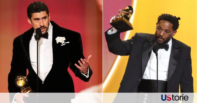 Grammys 2026: One Night That Changed the Conversation Kendrick Lamar holding multiple awards at the Grammy Awards 2026