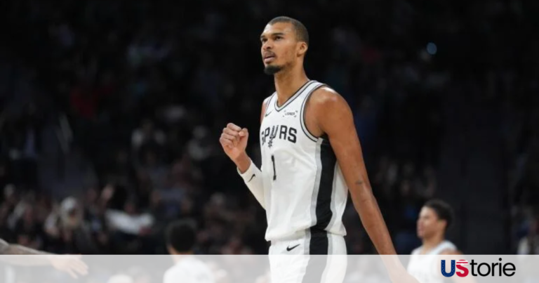 Los Angeles Lakers and San Antonio Spurs players compete during February matchup