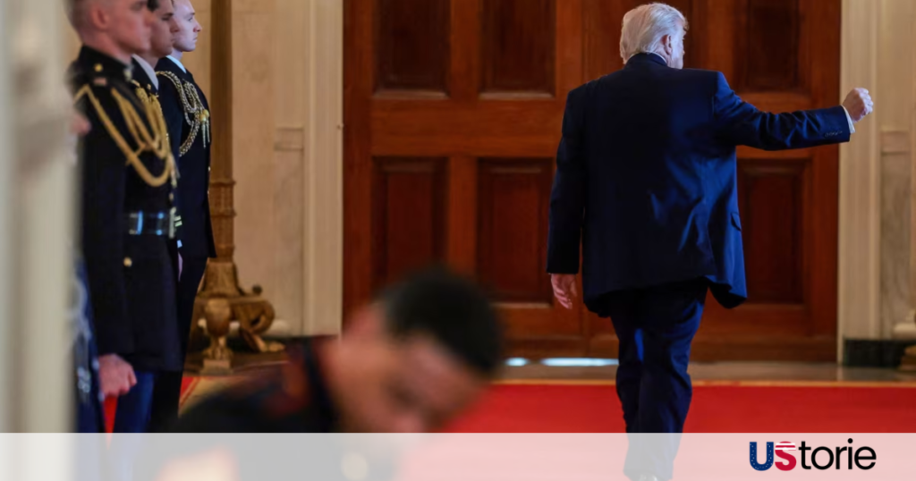 President Trump preparing for the 2026 State of the Union address in the White House.