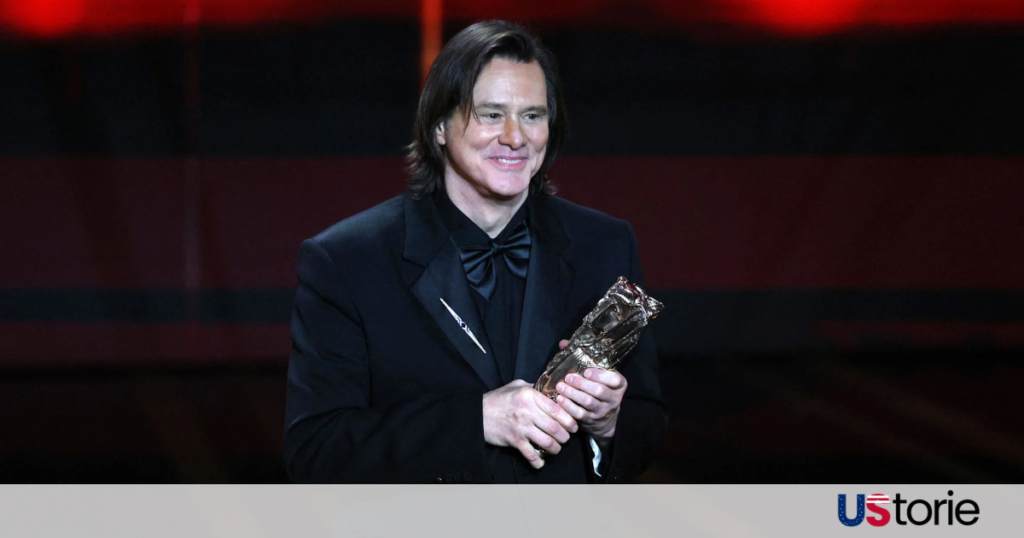 Jim Carrey delivering his acceptance speech in French at the 51st César Awards in Paris Hollywood News, Trending News