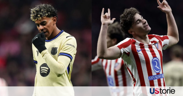 Atlético Madrid Crush Barcelona 4–0 to Storm Toward Copa del Rey Final Atletico Madrid players celebrating goal against Barcelona in Copa del Rey