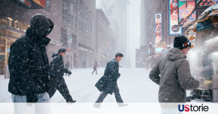 Powerful Winter Storm Slams US Northeast, NYC Issues Travel Ban Powerful winter storm blankets New York City with heavy snow as travel ban issued across US Northeast, Us News, Breaking news, trending News