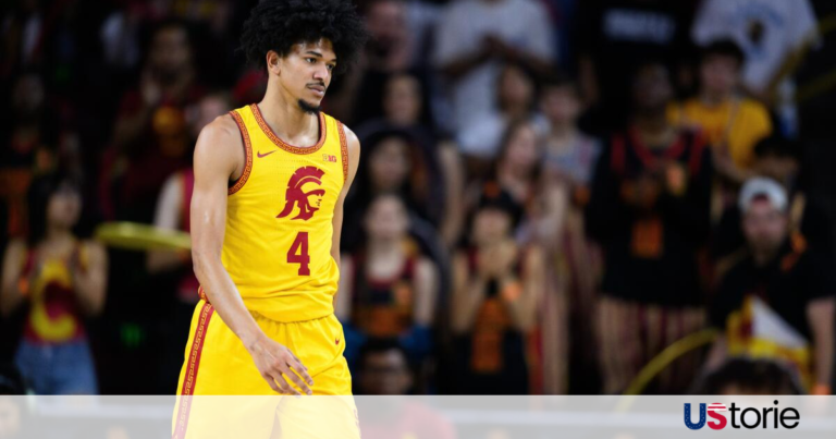 USC Leading Scorer Chad Baker-Mazara Abruptly Leaves Program Amid Season Collapse USC guard Chad Baker-Mazara walking toward the baseline during a game against Nebraska at the Galen Center
