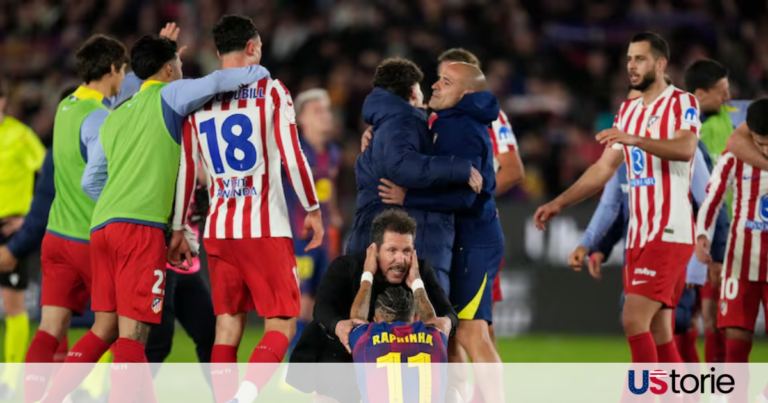 Atletico Madrid Hangs on at the Camp Nou: Barcelona’s ‘Remontada’ Falls Just Short Barcelona's Marc Bernal and Lamine Yamal celebrating during the Copa del Rey semi-final second leg at Camp Nou.