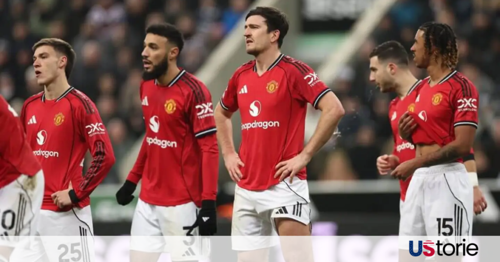 Michael Carrick looking dejected on the touchline at St. James' Park during Manchester United's 1-0 loss to Newcastle.