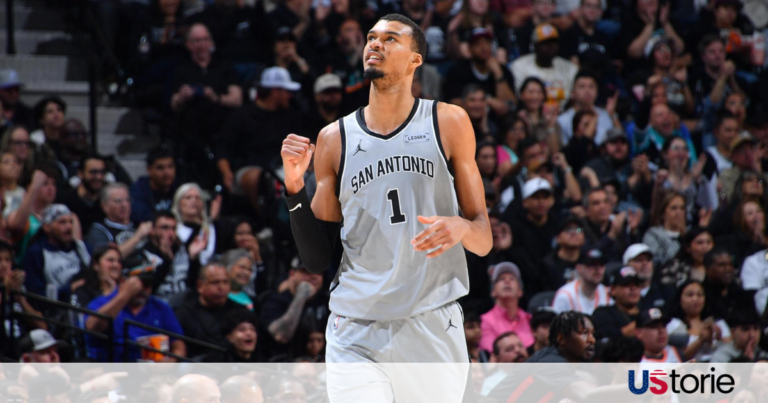 Wembanyama and Fox Power Spurs Past Rockets for Fourth Straight Win Victor Wembanyama dunking against the Houston Rockets during the Spurs' dominant 145-120 victory in San Antonio.