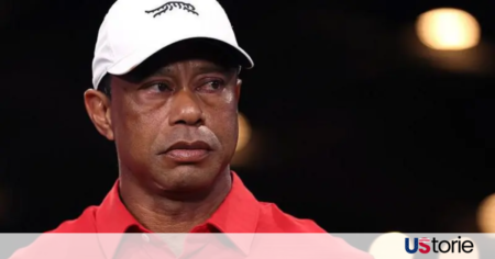 A law enforcement vehicle at the scene of the rollover crash involving Tiger Woods on Jupiter Island, us news breaking news, trending news