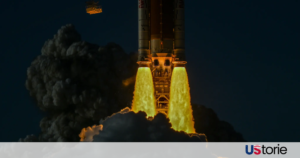 NASA astronauts inside the Orion spacecraft 'Integrity' during the Artemis II proximity operations demonstration.