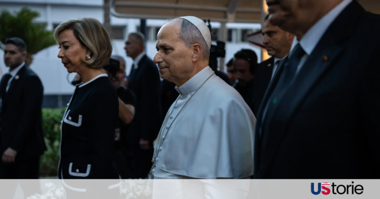 Pope Leo XIV Represents a New Era for the White House A split-screen visual representing the White House and St. Peter’s Basilica, symbolizing the diplomatic tension between the US and the Vatican.